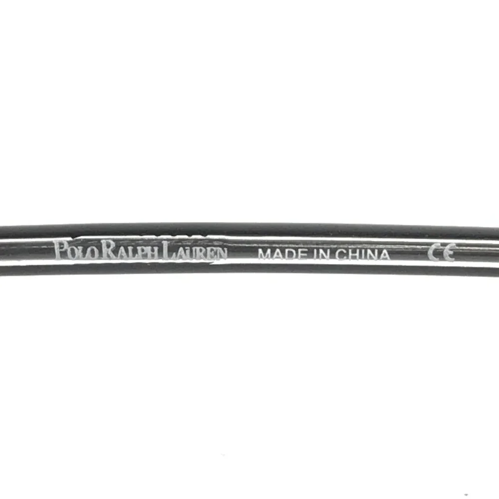 Polo Ralph Lauren Eyeglasses Frames 2001 5011 Black on Clear Full Rim 49-17-135